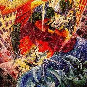Umberto Boccioni Visioni simultanee oil painting on canvas